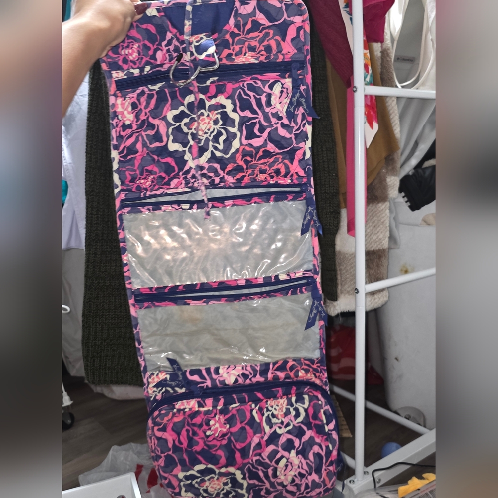 Vera Bradley Floral Hanging Organizer Makeup